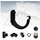 RainWay Regenrinnen Komponenten Dachflächen 100 m2 PVC in 4 Farben