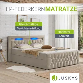 Juskys Leona 140 x 200 cm H4 Beige