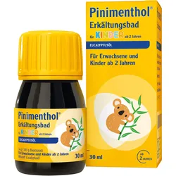 Pinimenthol Erkältungsbad für Kinder ab 2 Jahren