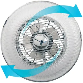 NÄVE Viento 55 cm Deckenventilator Transparent