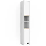 Vicco Badschrank Emma Weiß/Sonoma 30 x 190 cm