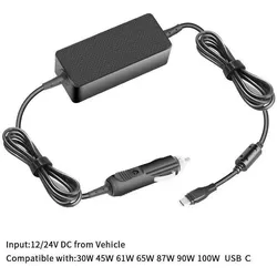 CoreParts USB-C Car Charger 5V2A-20V5A USB PD3.0 - Netzteil