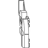 Winkhaus Schließblech SBA.K.161.DFE-TFE.RS für PVC, rechts, ALUPLAST