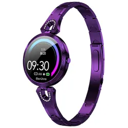 TPFNet Damen Smart Watch / Fitness Tracker IP67 - Edelstahl Armband - Android & IOS - Silber