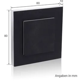 Longlife LED LED Treppenleuchte eckig schwarz - Lichtfarbe: Neutralweiß 1,5W - Lichtaustritt:...