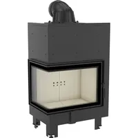Kratki Kamineinsatz aus Stahl MBZ links 13 kW Ø