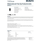 RAFI 1.10.051.003/0000 RAMO 22 K Schlüsselschalter 32V 0.1A 1 x 90°