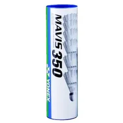 Yonex Federball Nylon Mavis 350 weiß 6er in verschiedenen Geschwindigkeiten
