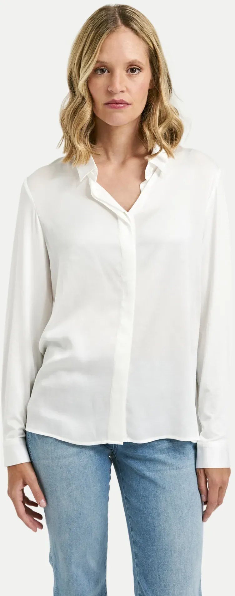 Bluse Weiß 44