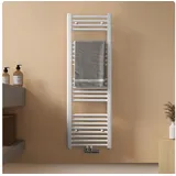 EMKE Badheizkörper Handtuchwärmer 120x40cm 427W Weiß Handtuchtrockner