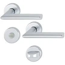HOPPE Rosettengarnitur WC grau