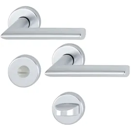HOPPE Rosettengarnitur WC grau