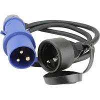 Unitec Caravan-CEE-Adapter 16A H07RN-F3G2,5 1,5m Blau