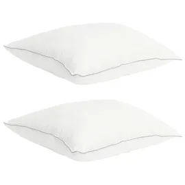 vidaXL Bettwäsche Set Weiß 240 x 220 cm + 2 x 80 x 80 cm