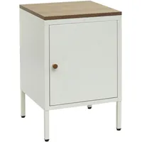 MCW Nachttisch MCW-L84, Nachtschrank Kommode Beistelltisch Schrank, Metall 63x40x40cm,