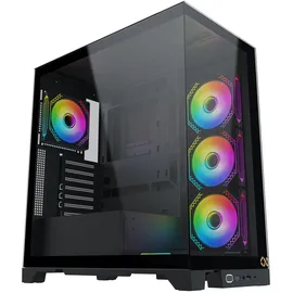 XIGMATEK Endorphin Ultra Schwarz ATX/mATX/mini-ITX ARGB Glas