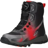 Vado Stiefelette Grau/Rot/Schwarz 35