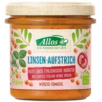 Allos Linsen Aufstrich Rote Linse Italien bio