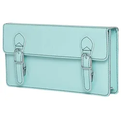 CEEVEE Leather Clutch Catchall Night azure