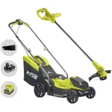 Ryobi RLM18X33B50LT23A  Akku-Rasenmäher- und Rasentrimmer-Set  18V 5Ah  Schnittbreite 33 cm + 23 cm