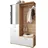HBZ Kompaktgarderobe Entra 117 x 198 x 38 cm Weiß/Eiche
