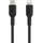 Belkin Lightning/USB-C Kabel ummantelt mfi zertifiziert 1m Schwarz