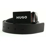 Hugo Herrengürtel Leder schwarz 85