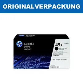 HP 49X schwarz 2er Pack (Q5949XD)