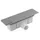 Polysan KAZUKO Duschwannenablauf, DN40, Edelstahl-Abdeckung - Silber