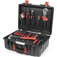 Wiha Werkzeugkoffer Basic L mechanic 36-tlg. schwarz/rot