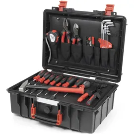 Wiha Werkzeugkoffer Basic L mechanic 36-tlg. schwarz/rot