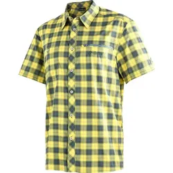 MAIER SPORTS Herren Hemd Kasen S/S 1/2 Arm, yellow/green, 54