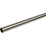 LIEDECO Gardinenstange LIEDECO Gr. 1, silber (edelstahlfarben), L:120cm Ø:16mm, Metall, Gardinenstangen,