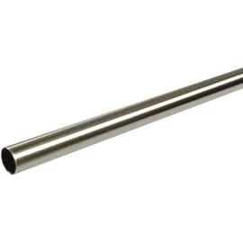 LIEDECO Gardinenstange LIEDECO Gr. 1, silber (edelstahlfarben), L:120cm Ø:16mm, Metall, Gardinenstangen,
