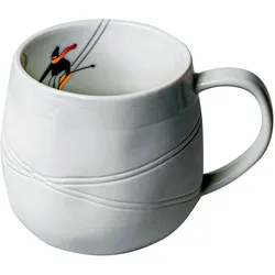 räder Schneetag Tasse Ski fahren Porzellan weiß 0092312