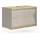 Vicco Waschbeckenunterschrank Edelin 2 Schubladen 80 x 50 x 45 cm Grau