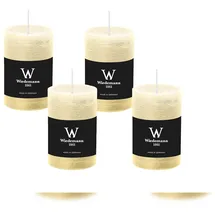 Wiedemann Kerzen Rustik-Kerze 140 x 100 mm grau 4 St.