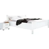 Priess Bett PRIESS "Husum Schlafzimmer Jugendzimmer Rahmenbett", weiß, B:150cm H:85cm L:208cm, Betten, Jugendbett Bettgestell, mit Komforthöhe verschiedene Ausführungen hochwertige Premium Qualität