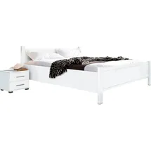 Priess Bett PRIESS "Husum Schlafzimmer Jugendzimmer Rahmenbett", weiß, B:150cm H:85cm L:208cm, Betten, Jugendbett Bettgestell, mit Komforthöhe verschiedene Ausführungen hochwertige Premium Qualität