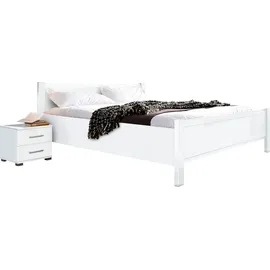 Priess Bett PRIESS "Husum Schlafzimmer Jugendzimmer Rahmenbett", weiß, B:150cm H:85cm L:208cm, Betten, Jugendbett Bettgestell, mit Komforthöhe verschiedene Ausführungen hochwertige Premium Qualität