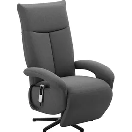 sit&more TV-Sessel Emely Polyester 74 x 112 x 82 cm Grau elektrisch, drehbar