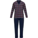 GÖTZBURG Herren Schlafanzug - lang, Pyjama, Pyjama Casual Bequem sitzend, Mehrfarbig, 3XL