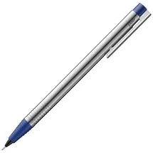 Lamy logo matt blue Druckbleistift – zeitloser Minenbleistift mit hoher Funktionalität & Gehäuse aus robustem Edelstahl – Bleistift mit Feinstrichmine M 40 in Strichbreite 0,7 mm
