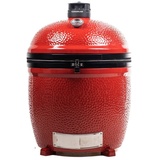 Kamado Joe Big Joe III freistehend, Holzkohlegrill - rot/schwarz, Ø 61cm