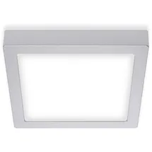 Briloner LED Deckenleuchte 22,5 x 22,5 cm chrom-matt
