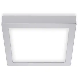Briloner LED Deckenleuchte 22,5 x 22,5 cm chrom-matt