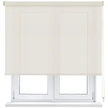 VIEWTEX Seitenzugrollo 90 x 250 cm beige/weiß
