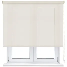 VIEWTEX Seitenzugrollo 90 x 250 cm beige/weiß