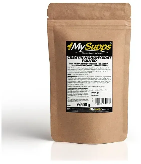 My Supps - Creatin Monohydrat Pulver - 500g Beutel