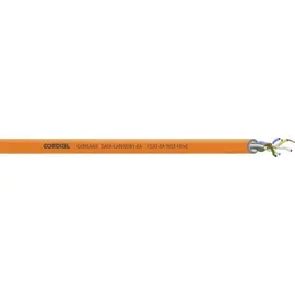 Cordial CCAT 6A INST-ORANGE 100 FRNC Netzwerkkabel CAT 6a U/FTP 8 x 0.26mm2 Orange Meterware